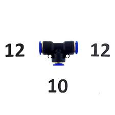 Тройник с 10мм на 2-12мм