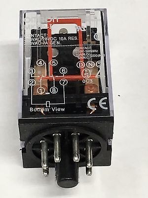 Реле с клемником OMRON MK2P-I 24V