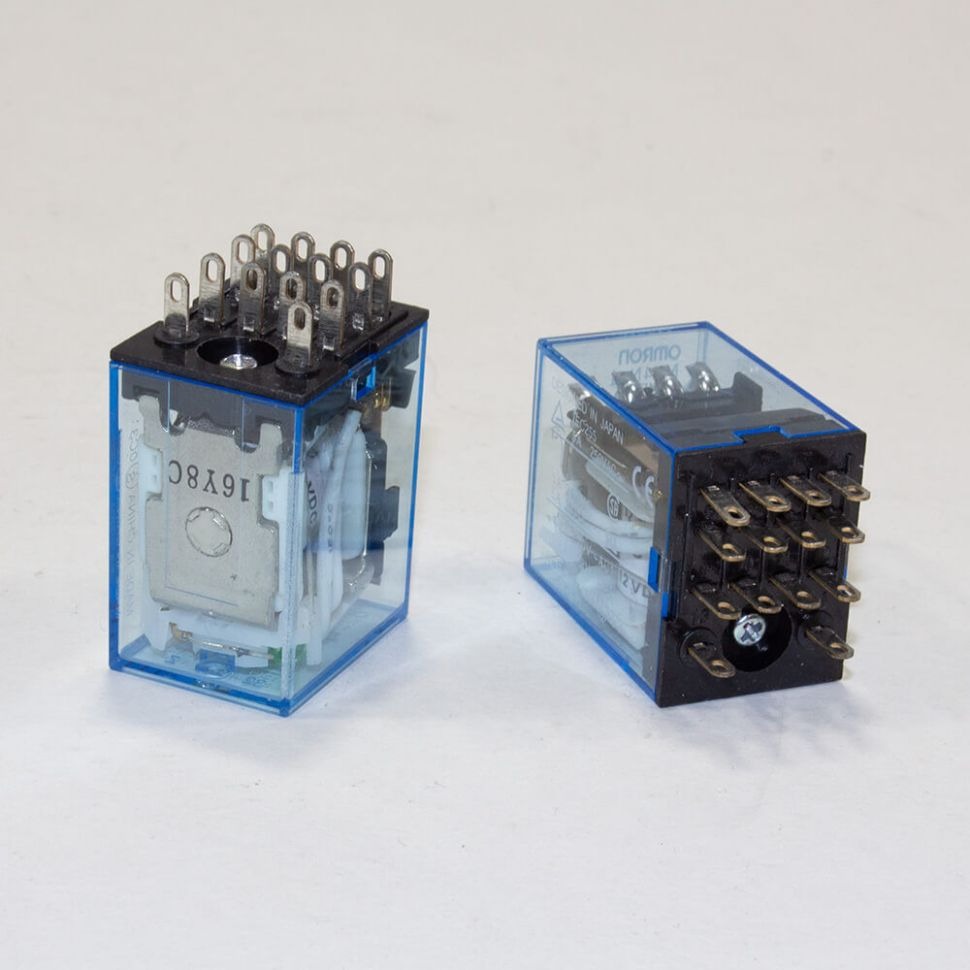 Реле с клемником  OMRON MY4NJ 12V