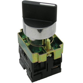 Кнопка управления Y090-11XB/21, 220V, 10A, 2P, черная